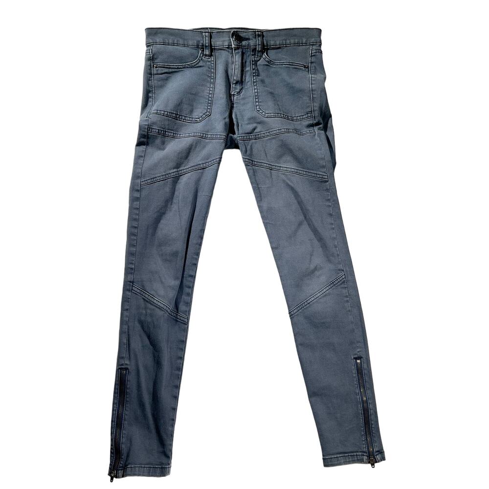 BDG Denim Urban Outfitters Woman 26 Ankle Jeans Grey Zipper Ankles Patch Pockets